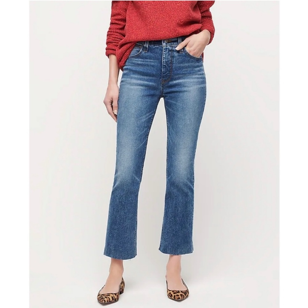 J. Crew 9" demi-boot crop jean